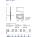 Electrolux 伊萊克斯 EQE5660A-B 562公升 法式四門雪櫃 | 飲水機、TasteSealPlus 保鮮、變頻